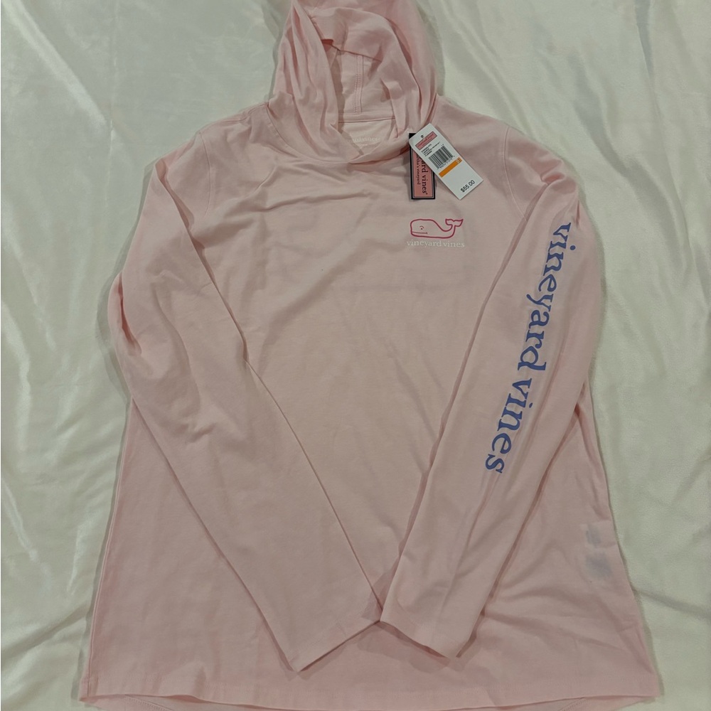 Vineyard Vines Light Pink long sleeve with hood